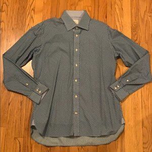 Blue & white checkered Ted Baker button down